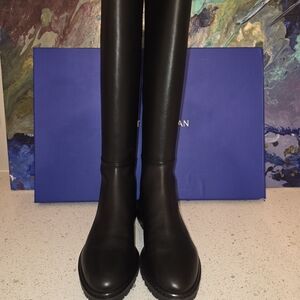 Stuart Weitzman Black Knee-High Boots